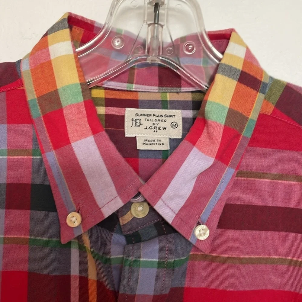 JCREW | Light weight Plaid shirt - Medium